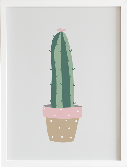 Obraz do pokoju – Lama – Cactus