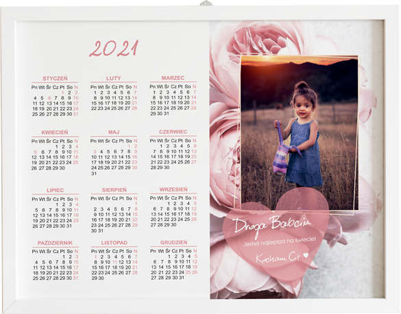 Kalendarz Pink Flower 1