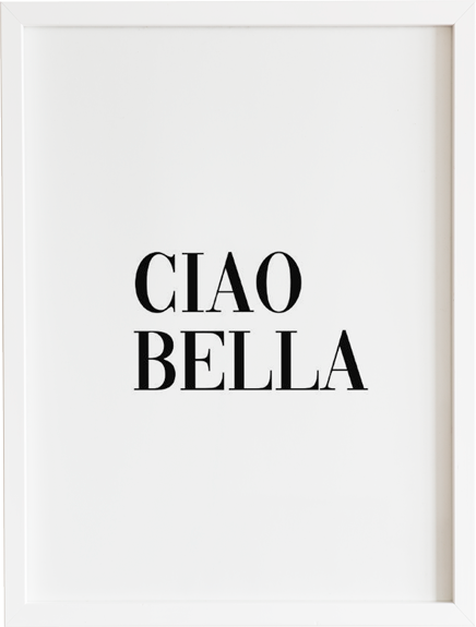 Words Ciao Bella